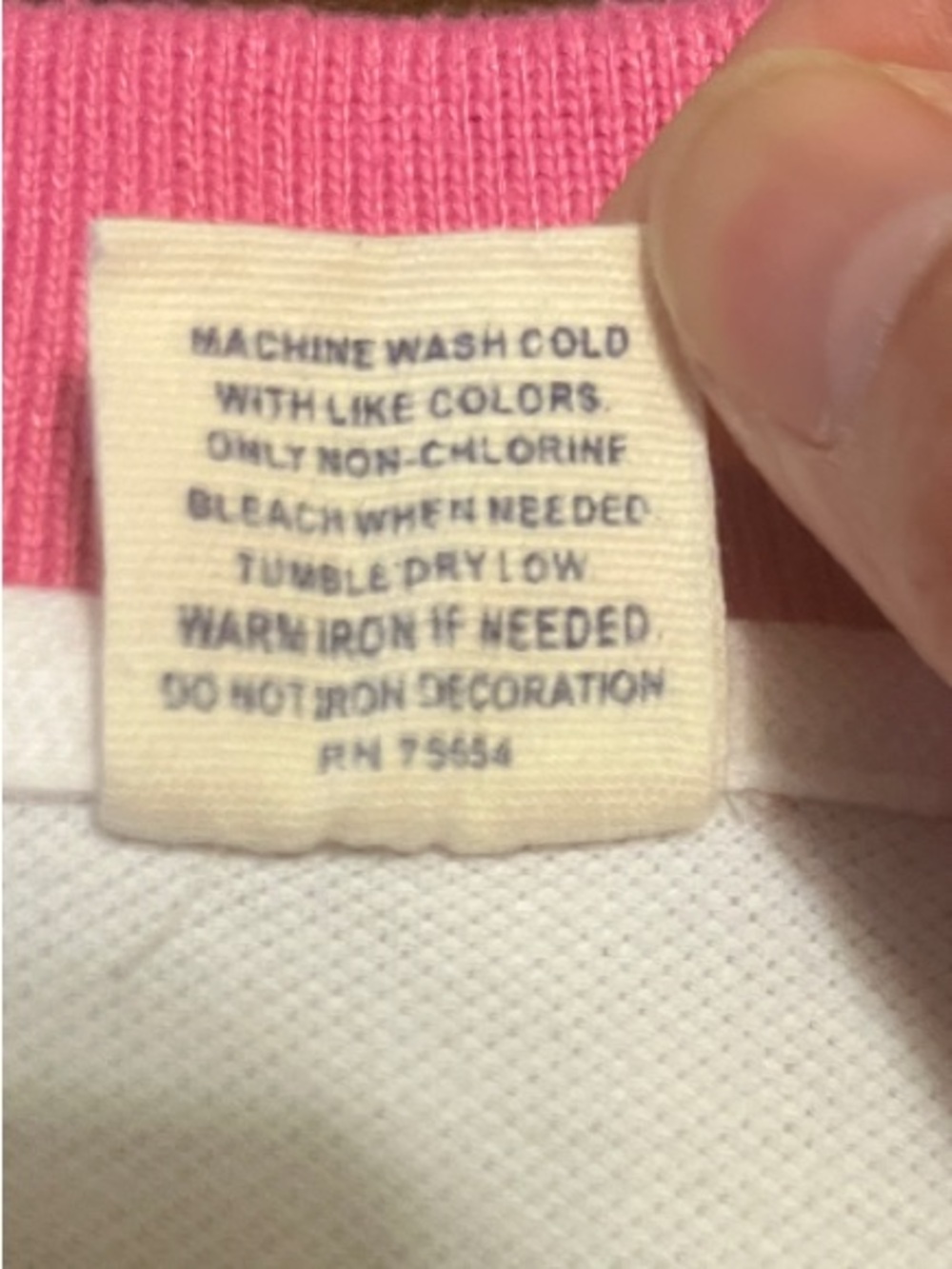 Vintage Abercrombie White Tank Polo Pleated Dress with Pink Trim - Picture 5 of 8